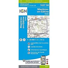 1627 SB MAZIERES EN GATINE VASLES 1 25 000