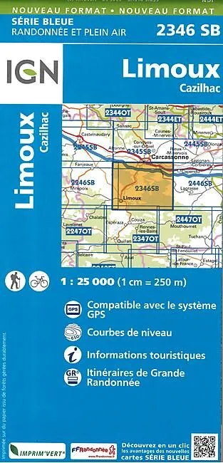 2346 SB LIMOUX CAZILHAC 1 25 000