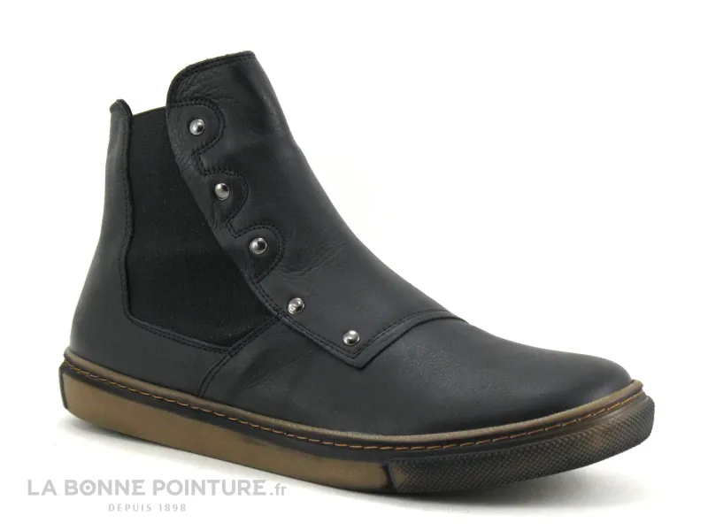 Achat chaussures Moran's Femme Boots, vente Morans EMOS noir - Bottine souple Femme - Bout rond