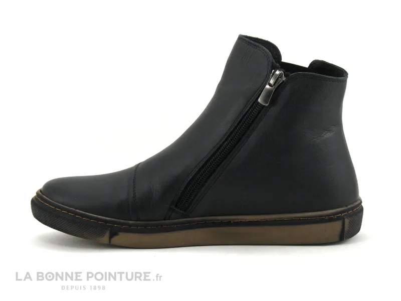 Achat chaussures Moran's Femme Boots, vente Morans EMOS noir - Bottine souple Femme - Bout rond