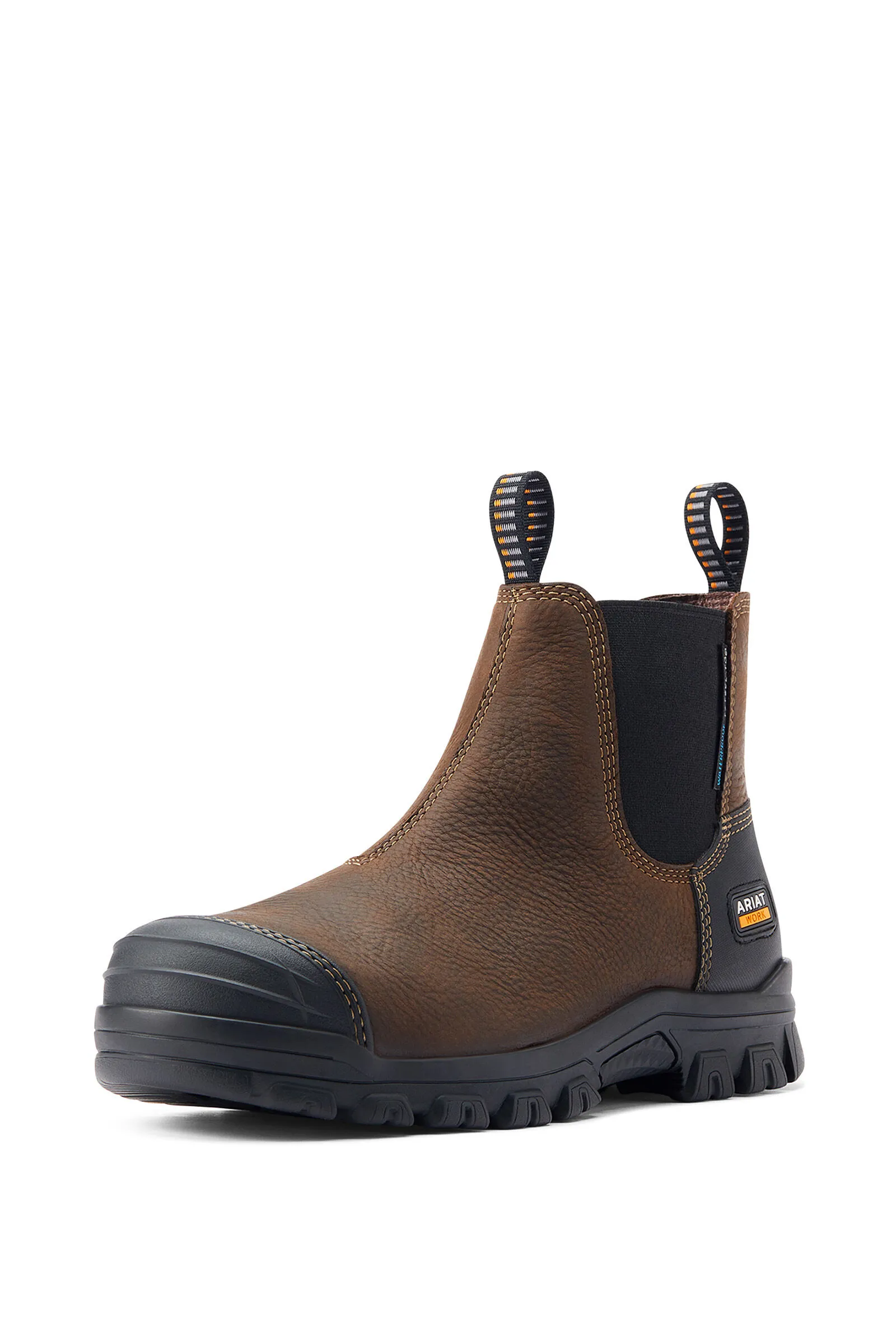 Ariat Bottes de travail Treadfast Chelsea imperméables à embout d'acier pour hommes