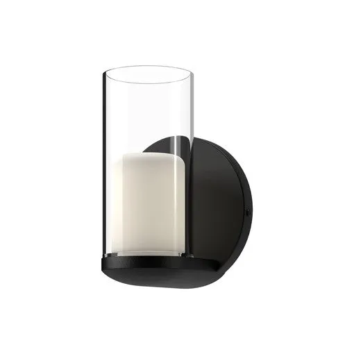 BIRCH Murale Noir DEL INTÉGRÉ - WS53505-BK/CL | KUZCO