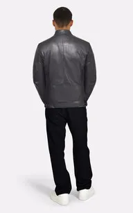 Blouson Bobby noir Oakwood - La Canadienne - Blousons Cuir Noir