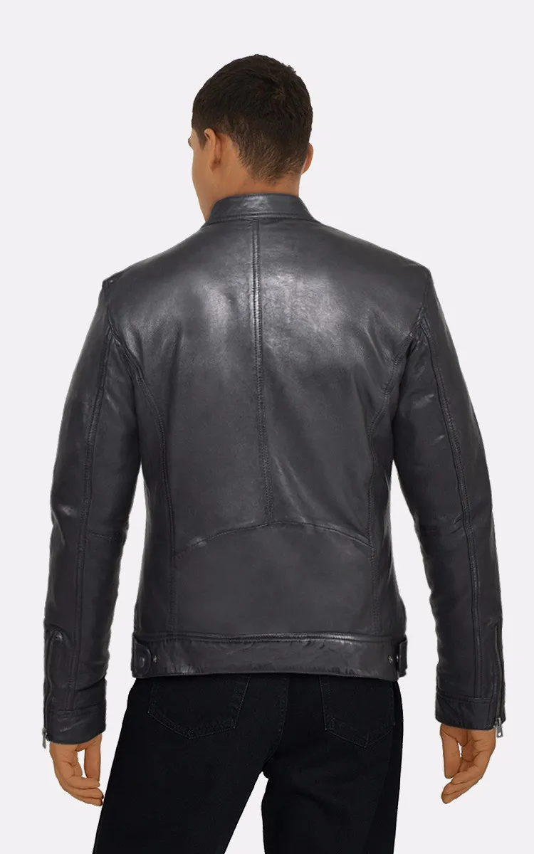 Blouson Bobby noir Oakwood - La Canadienne - Blousons Cuir Noir