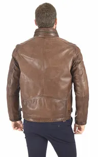 Blouson chaud agneau marron Smarty - La Canadienne - Blousons Cuir Marron