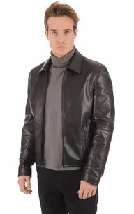 Blouson Cuir Homme La Canadienne - La Canadienne - Blousons Cuir Noir