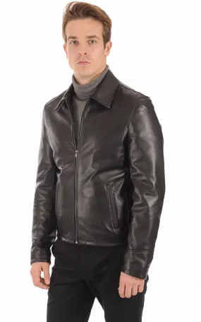 Blouson Cuir Homme La Canadienne - La Canadienne - Blousons Cuir Noir