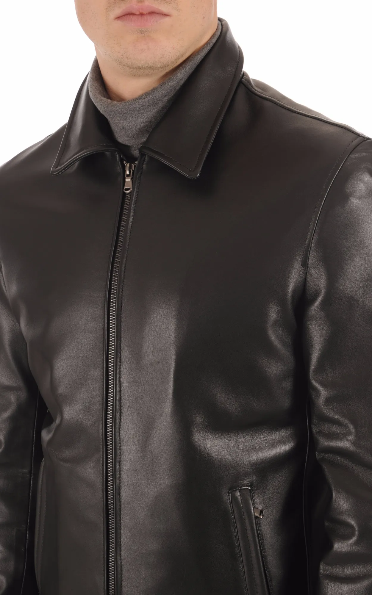 Blouson Cuir Homme La Canadienne - La Canadienne - Blousons Cuir Noir