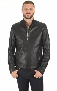 Blouson cuir homme noir La Canadienne - La Canadienne - Blousons Cuir Noir