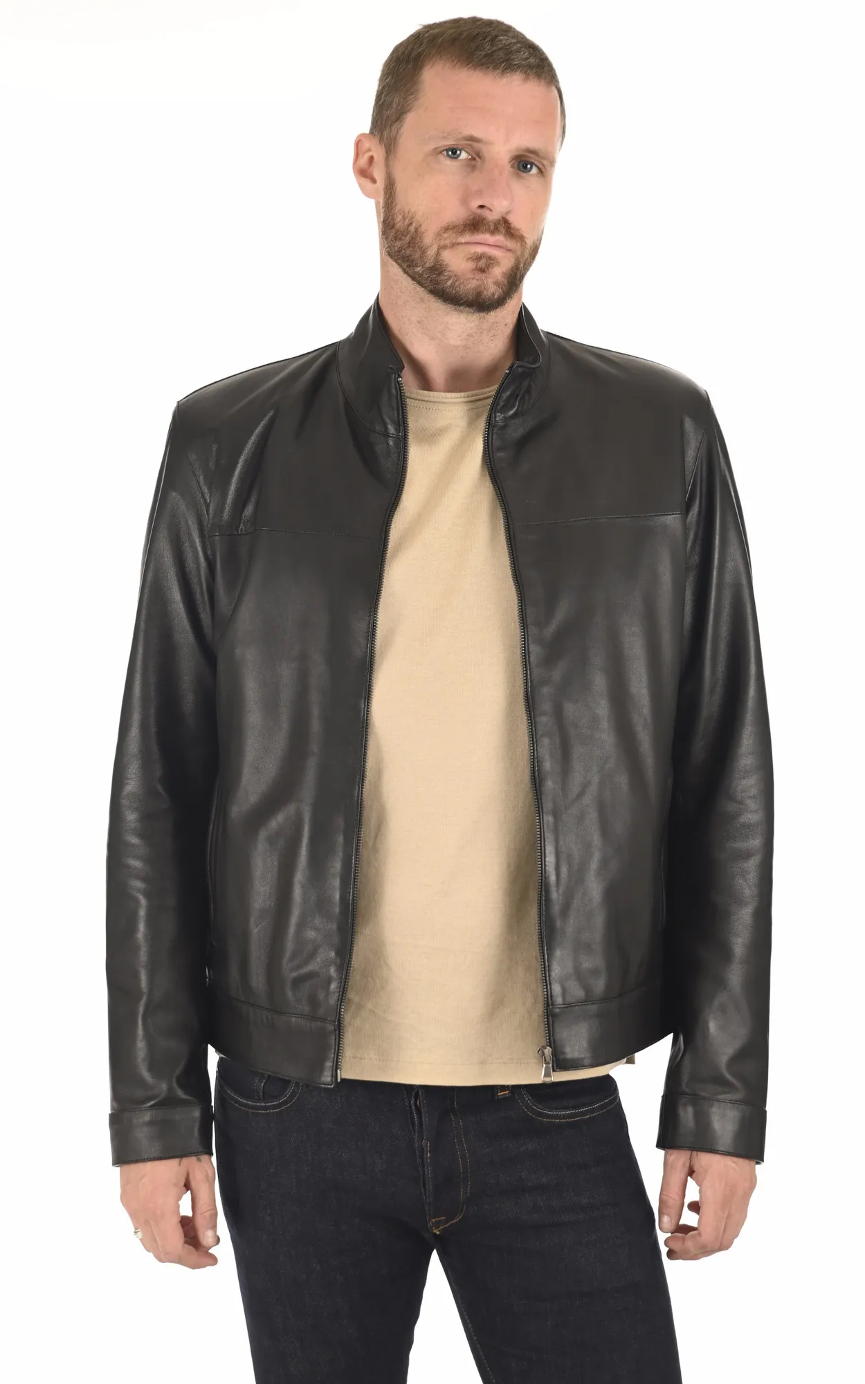 Blouson cuir homme noir La Canadienne - La Canadienne - Blousons Cuir Noir