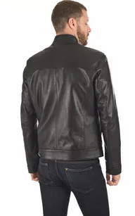 Blouson cuir homme noir La Canadienne - La Canadienne - Blousons Cuir Noir