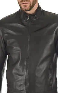 Blouson cuir homme noir La Canadienne - La Canadienne - Blousons Cuir Noir