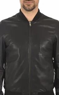 Blouson en cuir noir La Canadienne - La Canadienne - Blousons Cuir Noir