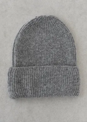 Bonnet en laine gris