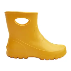 Bottines En Caoutchouc Imperméables Femme LEMIGO Garden 752 Jaune