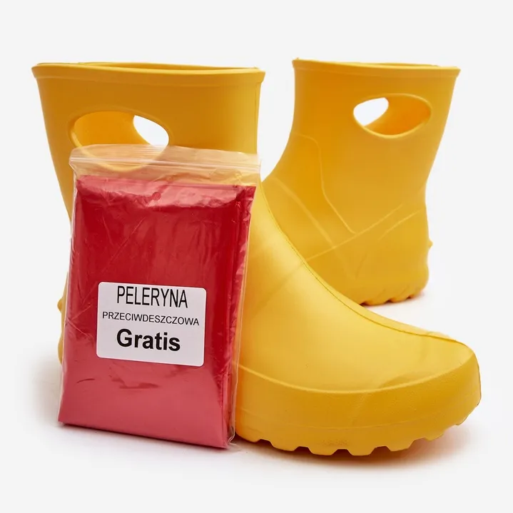 Bottines En Caoutchouc Imperméables Femme LEMIGO Garden 752 Jaune