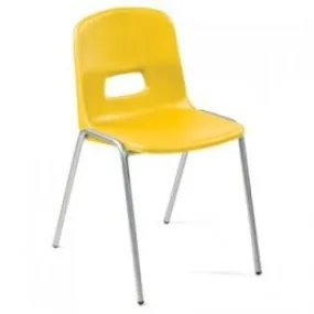 Chaise coque monobloc PRIMA Jaune T.6