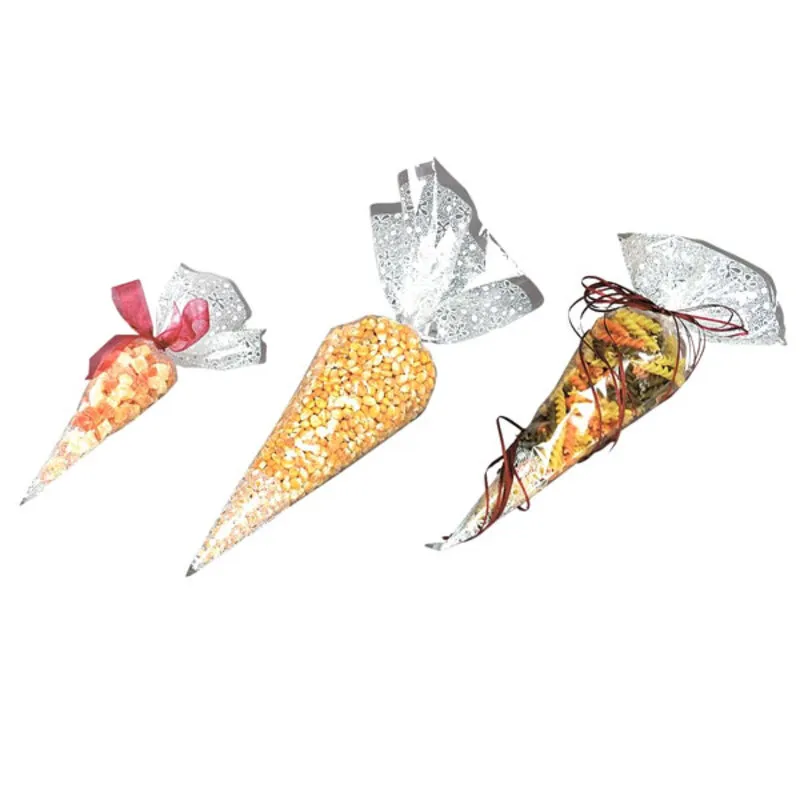Cornet à confiseries neutre - 18 x 37 cm (x100)