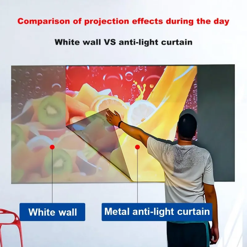 Écran Projection 4K HD 60" 16:9/4:3 Portable Pliable