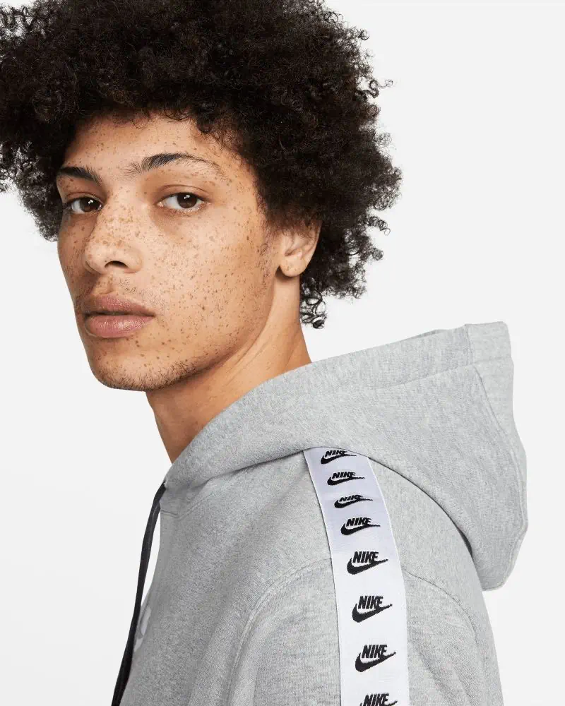 Ensemble de survêtement Nike Sportswear Sport Essentials Gris & Blanc pour homme