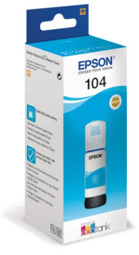 Epson 104 Bouteille d’encre, cyan