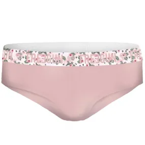 FREEGUN Shorty Femme Coton bio FLEUR Rose pâle