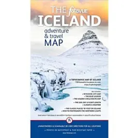 ICELAND ADVENTURE AND TRAVEL MAP