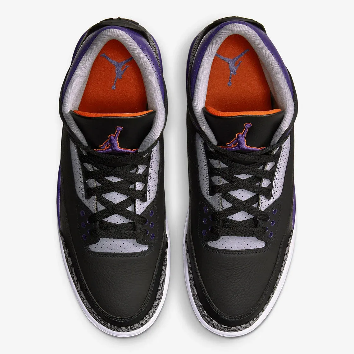 Jordan 3 Retro Black Court Purple