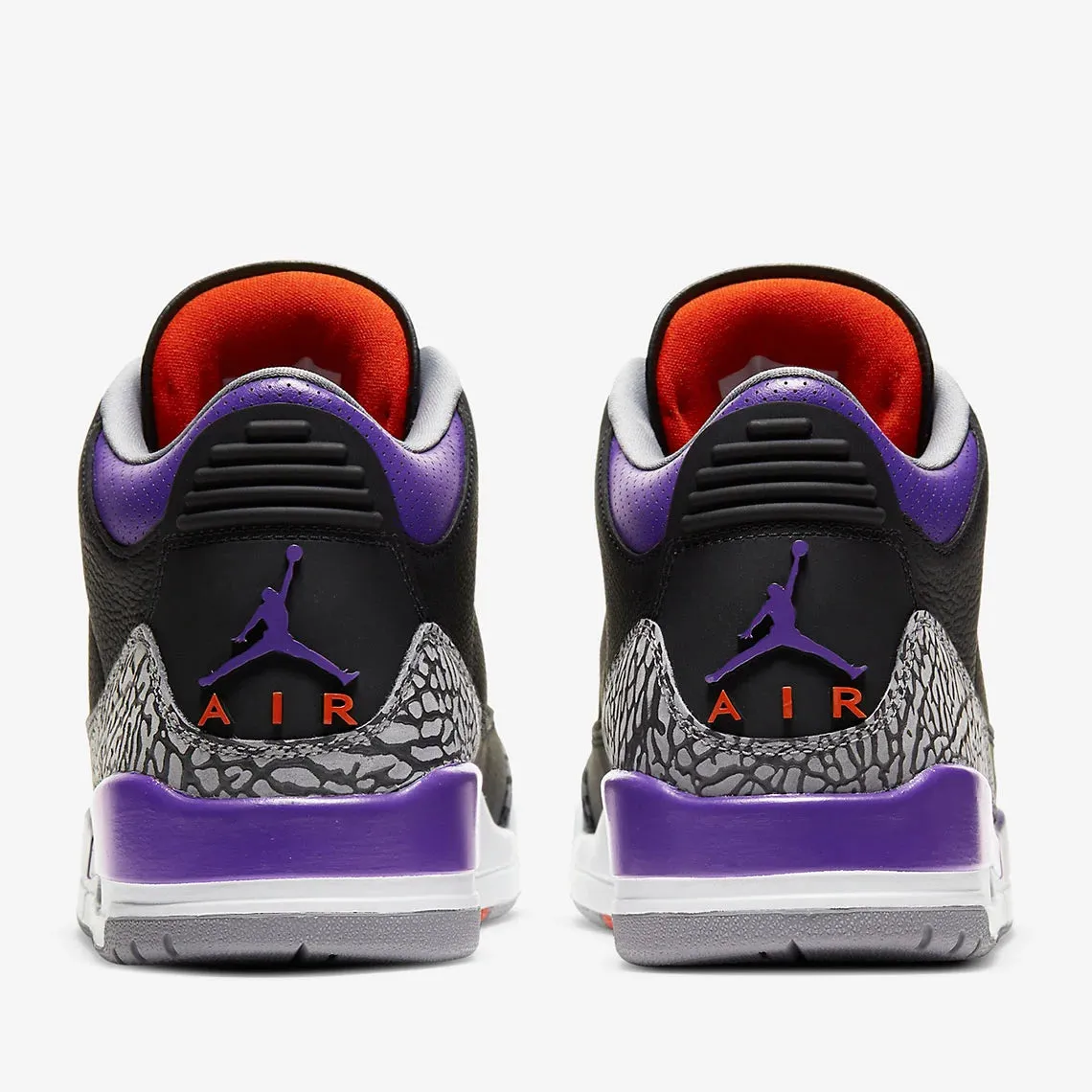 Jordan 3 Retro Black Court Purple