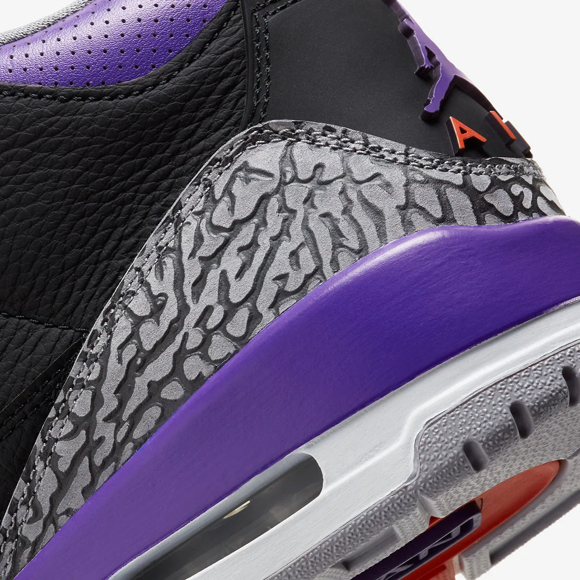 Jordan 3 Retro Black Court Purple