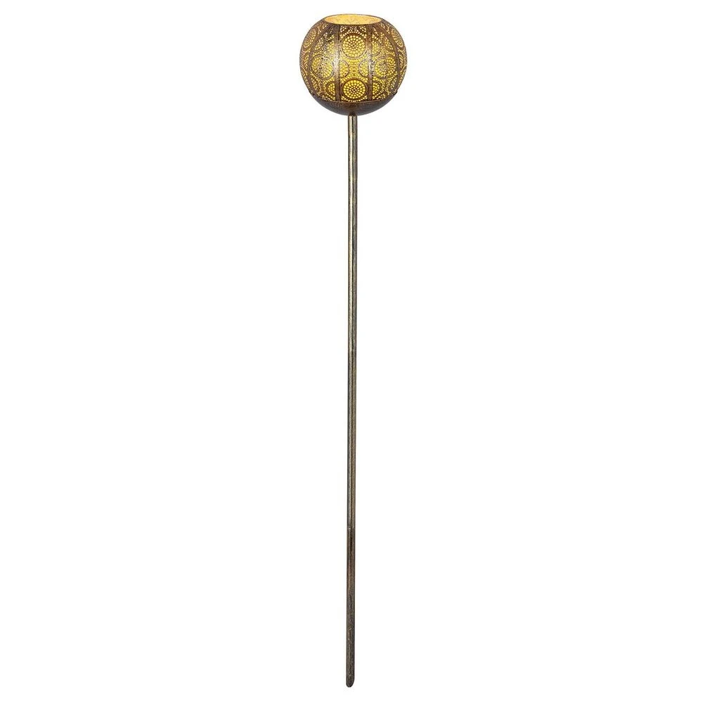 Miliana Solaire Luminaire w/Spike Brass - Lindby