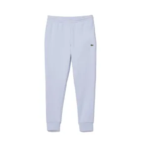 PANTALON DE SURVÊTEMENT HOMME LACOSTE EN MOLLETON DE COTON BIOLOGIQUE BLEU CLAIR