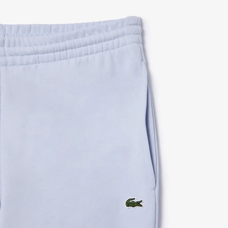 PANTALON DE SURVÊTEMENT HOMME LACOSTE EN MOLLETON DE COTON BIOLOGIQUE BLEU CLAIR