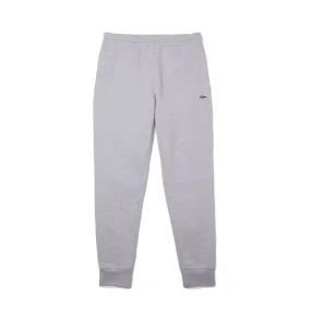 PANTALON DE SURVÊTEMENT HOMME LACOSTE EN MOLLETON DE COTON BIOLOGIQUE GRIS