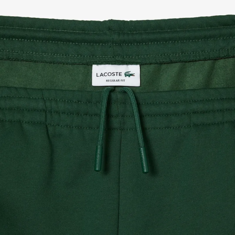 PANTALON DE SURVÊTEMENT HOMME LACOSTE EN MOLLETON GRATTÉ VERT