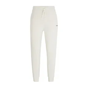 PANTALON DE SURVÊTEMENT HUGO EN COTON ÉPONGE BLANC AVEC LOGO IMPRIMÉ DAYOTE232