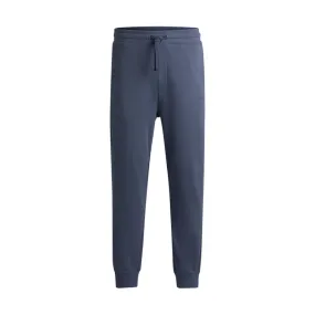 PANTALON DE SURVÊTEMENT HUGO EN COTON ÉPONGE BLEU AVEC LOGO IMPRIMÉ DAYOTE232