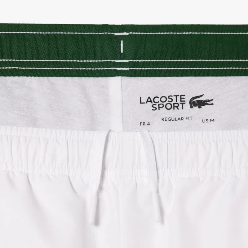 PANTALON DE SURVÊTEMENT LACOSTE TENNIS SPORTSUIT DOUBLÉ BLANC ET VERT