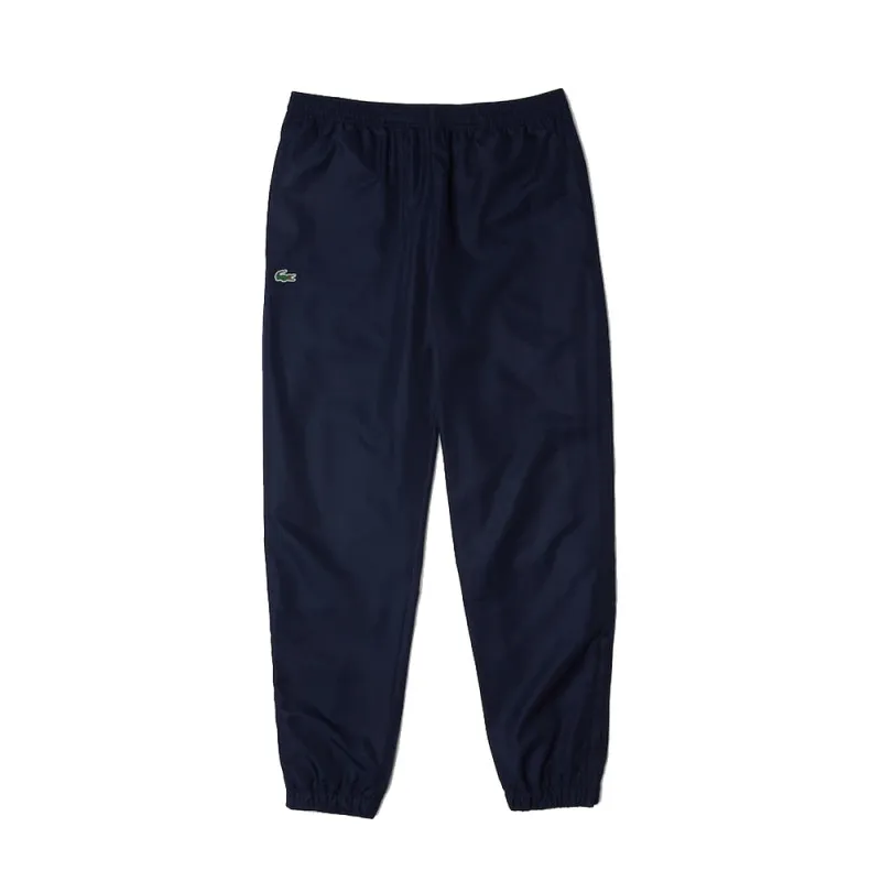 PANTALON DE SURVÊTEMENT UNI LACOSTE SPORT EN TISSU LEGER BLEU MARINE