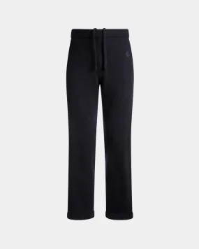 Pantalon De Survêtement Collection Voyage Adrien Brody En Laine Mélangée Navy Blue