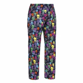 Pantalon Médical à Coulisse Unisexe Motifs Skull - EGOCHEF