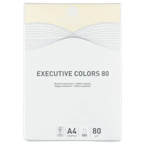 Ramette de papier couleur pastel A4 Executive Colors 80g - Bulle - FIDUCIAL