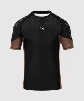 Rashguard À Manches Courtes Fumetsu Competitor Mk2 - Noir/Marron