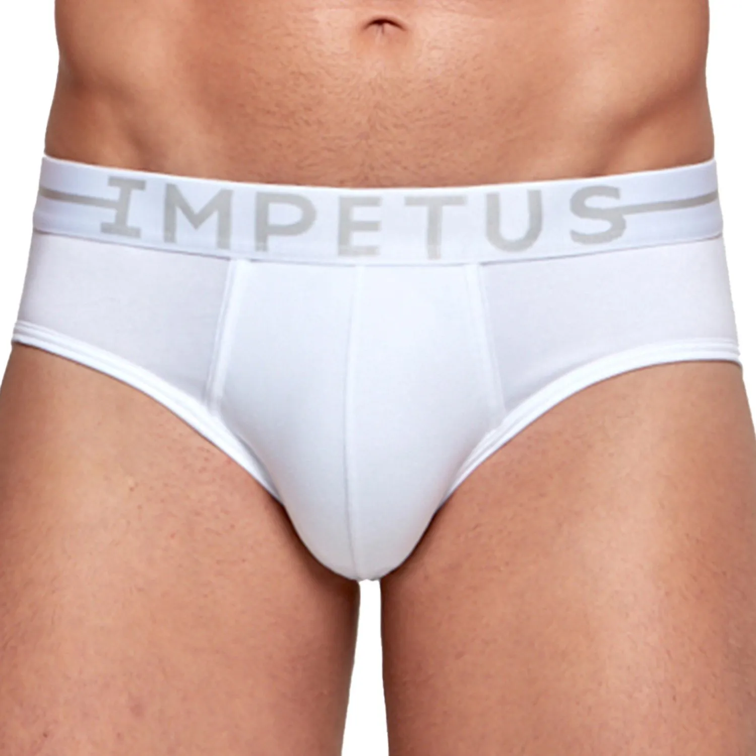 Slip Cotton Stretch Impetus - blanc - Impetus : vente slips et band...