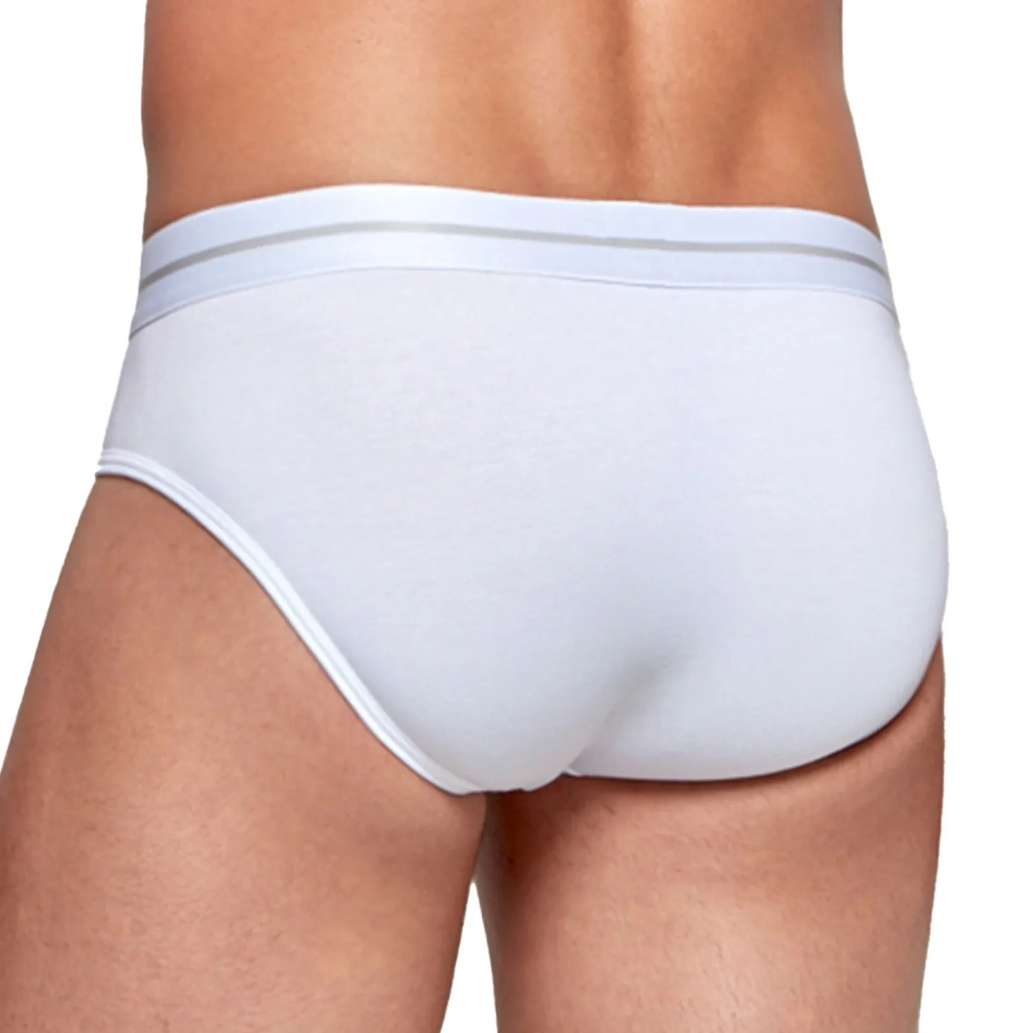 Slip Cotton Stretch Impetus - blanc - Impetus : vente slips et band...