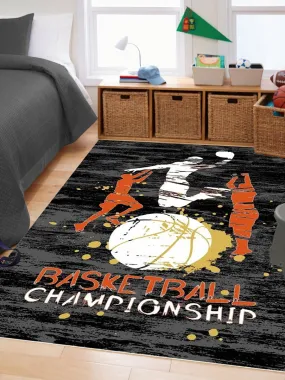 Tapis BASKET - Noir