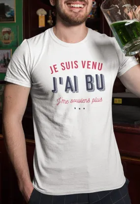 Tee-shirt | Je Suis Venu J'ai Bu