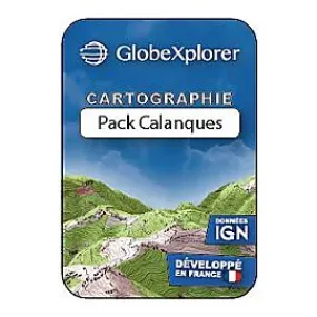 TOPO GLOBEXPLORER IGN 1/25000e PACK CALANQUES