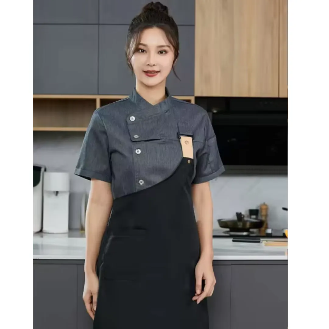 Valorino | Uniforme De Cuisine Unisexe  Boutons | Vêtements De Travail