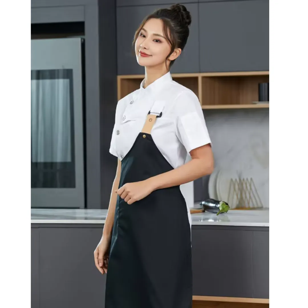 Valorino | Uniforme De Cuisine Unisexe  Boutons | Vêtements De Travail